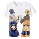 T-Shirt Naruto Uchiha et Uzumaki