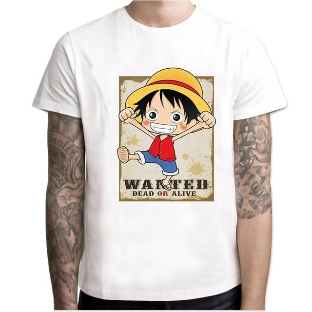 Tee-Shirt Wanted Luffy