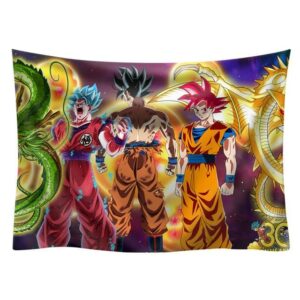 Toile Dragon Ball - Goku Transformations