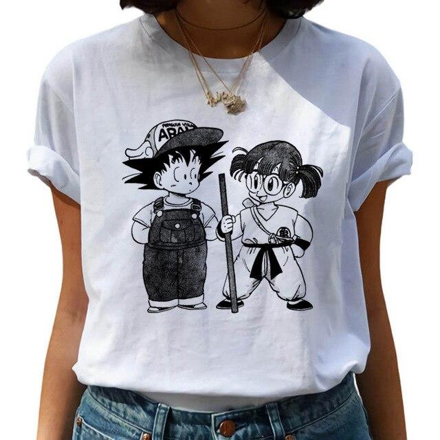 T-Shirt DBZ Femme Goku & Arale