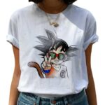 T-Shirt DBZ Femme Goku Famous