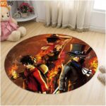 Tapis Rond One Piece  Luffy, Ace et Sabo
