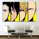 Tableau One Punch Man Yeux OPM