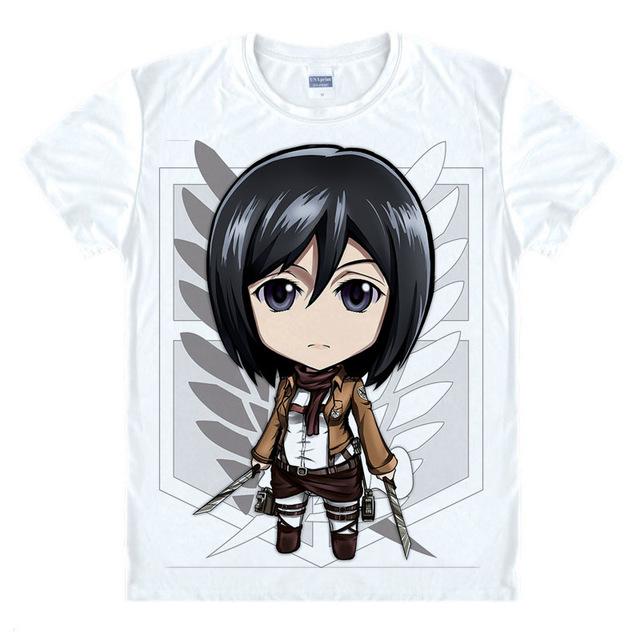 T-Shirt Mikasa Cartoon
