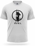 T-Shirt Dragon Ball Z Personnalisé Blanc